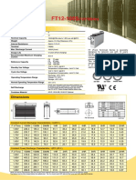 Specification: Constant Current Discharge Characteristics: A (25)