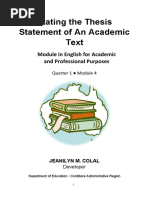 EAPP q1 Mod3 Thesis Statement Colal v3