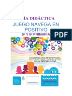 Guía Didáctica Juegos Navega en Positivo 5º y 6º de Primaria