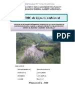 Estudio de Impacto Ambiental Anchonga