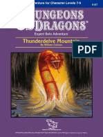 D&D1B SCx1 LVL 07 09 046p !solo! XS2 Thunderdelve Mountain (1985, CARLSON)