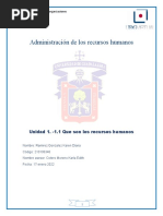 1.1 Que Son Los Recursos Humanos - Ramirez Karen Diana 210106346