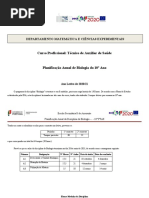 Planificação Anual Bio Do 10 PTAS 2020 - 21