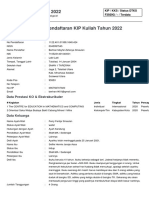 Formulir Peserta KIP Kuliah 2022