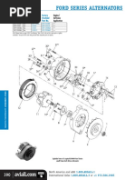 Ford Series Alternators: Current Factory Alternator Overhaul Part No. Part No