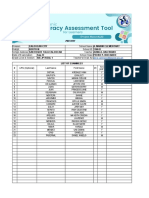 eNAT JPRIZAL 1 Grade 6 PreTest