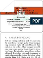 Kewajiban Beljar Mengajar Dalam Perspektif Alquran