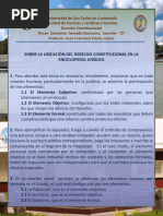 Sobre La Ubicación Del Derecho Constitucional Clase No.2