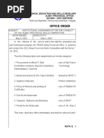 Office Order PSC 2022