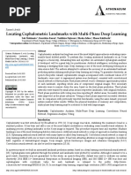 Locating Cephalometric Landmarks With Multi Phase Deep Learning