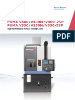 Doosan Puma V400-550-2SP Series Brochure PDF