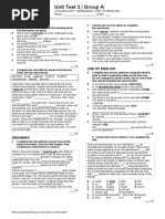 HighNote3 Unit Language Test Unit03 GroupA