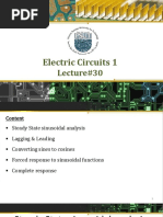 Simusoidal Circuits and RLC Circuits