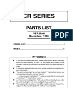 CR Parts List