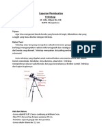 Laporan Pembuatan Teleskop: Tujuan