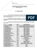 4 Convocação - Ebtt 2016