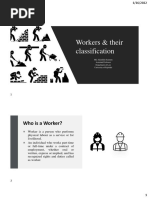 Workers & Its Classification