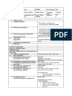 Lesson Plan For Science 10