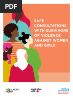 Safe Consultations With Survivors of Violence Against Women and Girls en