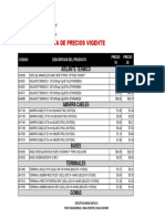 LISTA DE PRECIOS Celsius