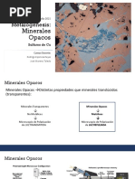 Clase 6 Minerales Opacos I