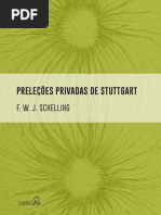 (SCHELLING, F. W. J.) Preleções Privadas de Stuttgart