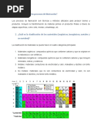 Introducción A Procesos de Fabricación