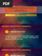 Tax p2 - Itemized Deduction With Sample