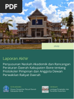 Naskah Akademik Dan Ranperda Kabupaten Bone Tentang Protokoler Pimpinan Dan Anggota Dewan Perwakilan Rakyat Daerah