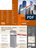 FAAC 617 The New Electromechanical Barrier