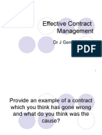 Effective Contract Management