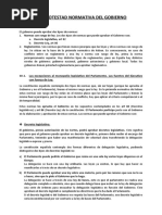 Tema 10. La Potestad Normativa Del Gobierno