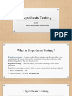 Hypothesis Testing Revised