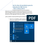 Versión de Evaluación SQLServer Standard A Versión Completa