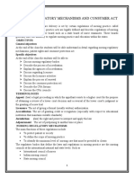 Nursing Regulatory Mechanisms&consumer act-XII