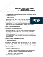 Notes - Chapter 12 Reproduction in Plants