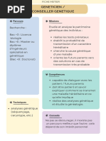 Fiches Metiers