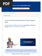 ¿Cómo Activar Roaming Internacional Tigo Pospago - Móvil - Tigo Colombia