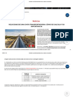 Velocidad de Una Cinta Transportadora - Cómo Se Calcula y Su Importancia