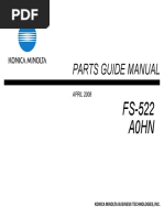 Parts Guide Manual: FS-522 A0Hn