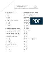 Soal Matematika Kelas 6