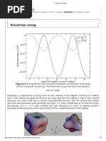 Anisotropy Energy