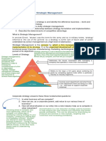 Strategic Management 1 Topics 1 and 2