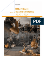 Estrategia de Participacion Ciudadana 2020 2021