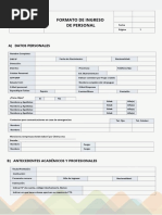 Formato Ingreso Personal 1.-1