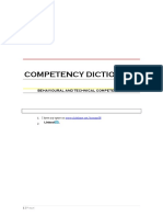 Competency Dictionay