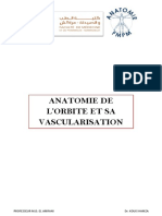 Anatomie de Lorbite Et Sa Vascularisation