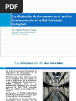 La Eliminación de Documentos en El Archivo Desconcentrado de La Red Asistencial Rebagliati