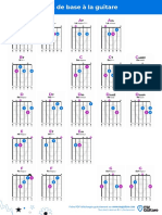 Tes Fiches PDF OFFERTES - Tous Les Accords de Base À La Guitare