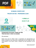 Ee Miguel Vicente Cury Projeto de Vida - Professora Lílian: 1 Série E E F AULAS 17 A 20